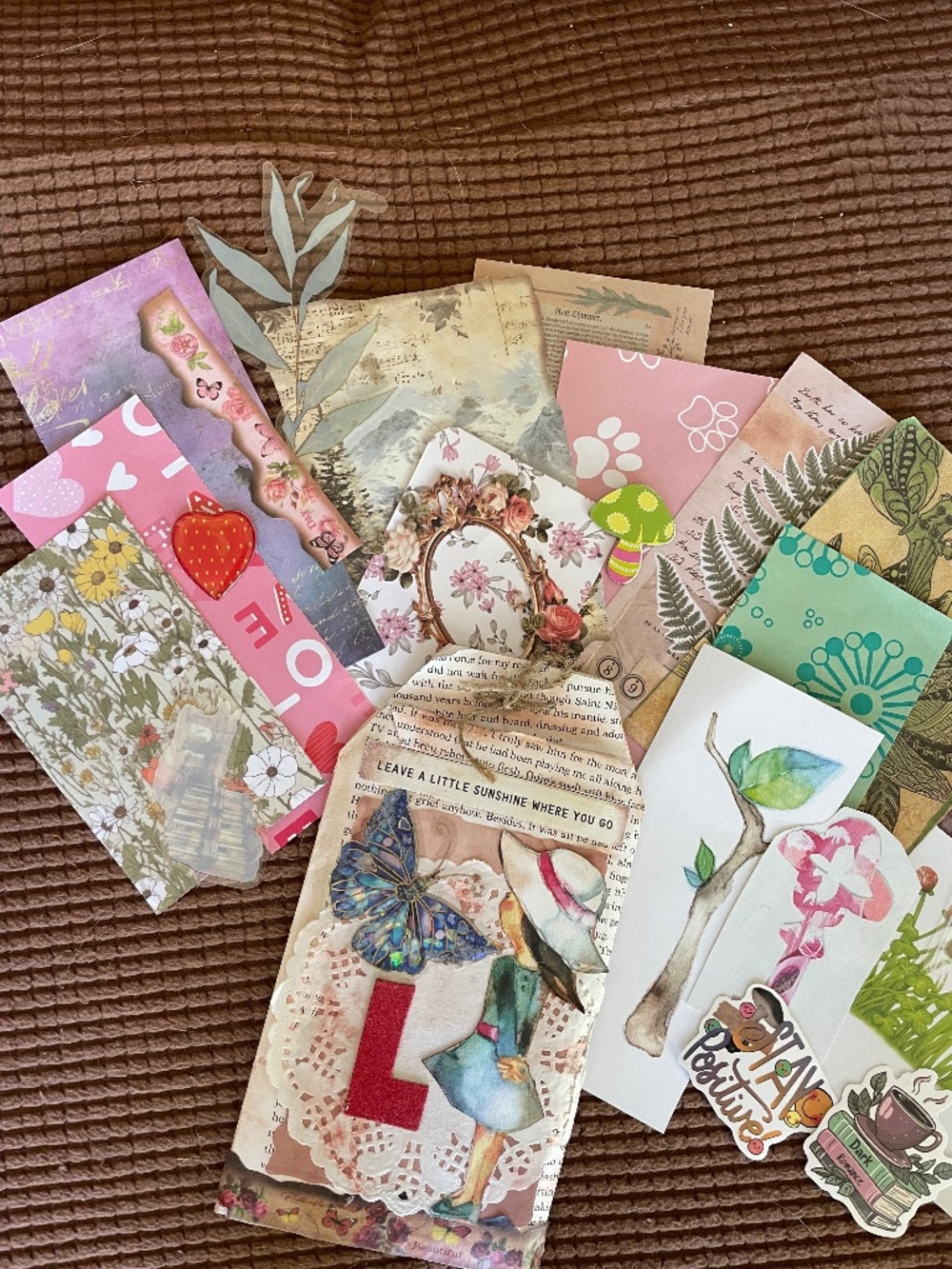 PRICE DROP! Spring Floral Ephemera Bundle - 40+ pieces!